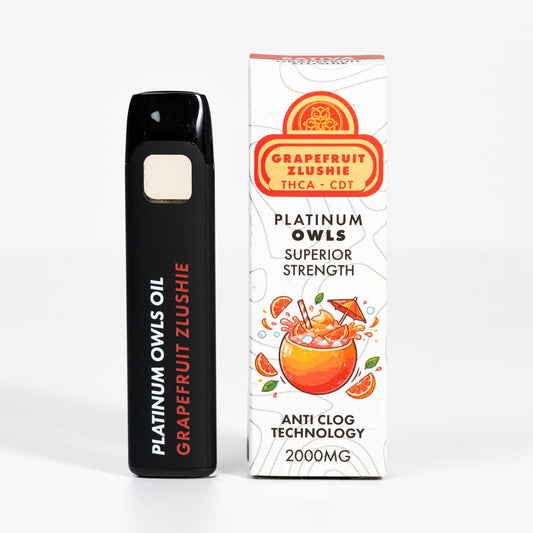 Platinum Owls THCA 2ml Vape – Grapefruit Zlushie